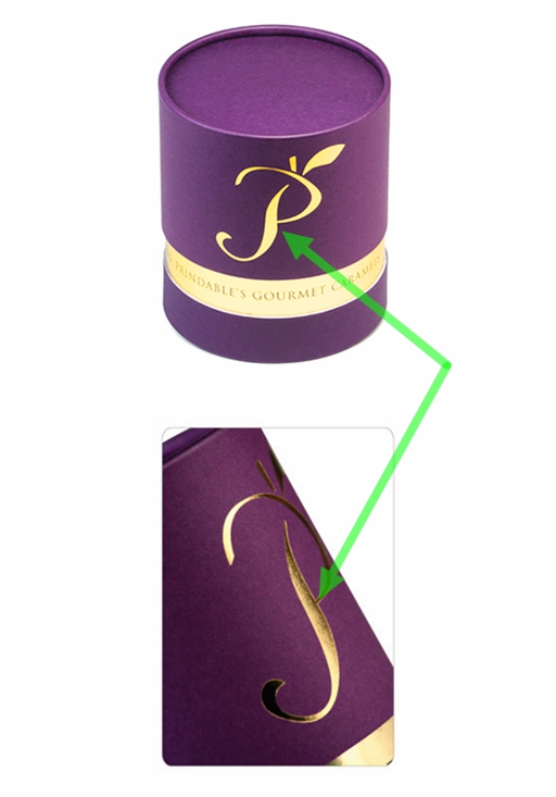Cosmetic gold foil tube packaging