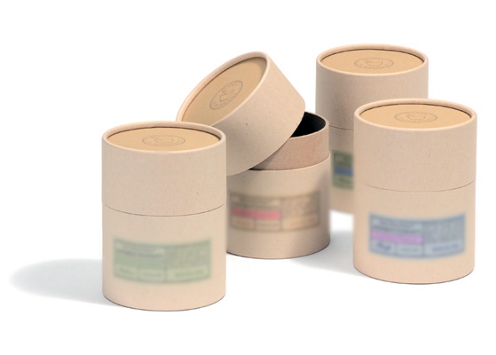 Brown Kraft Paper cylinder box packaging