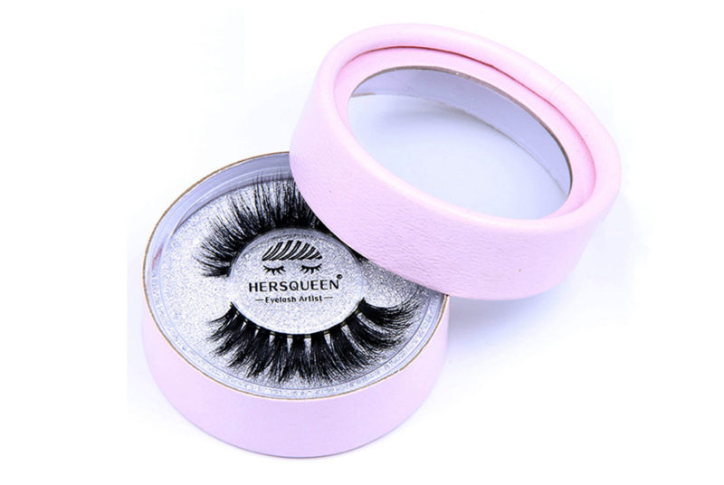 Cardboard tubes for eyelash packaging in cosmetic