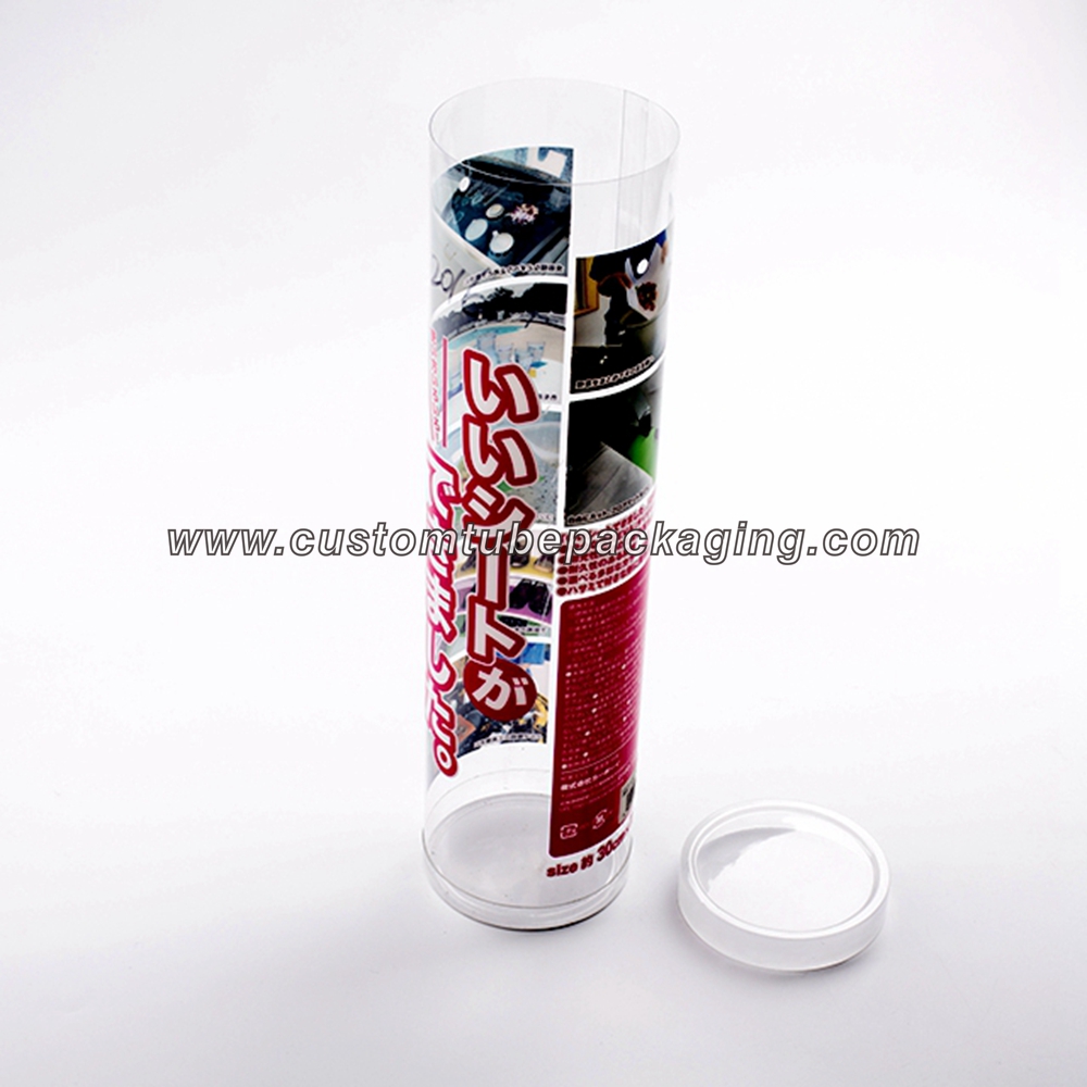 clear plastic cylinder tubes