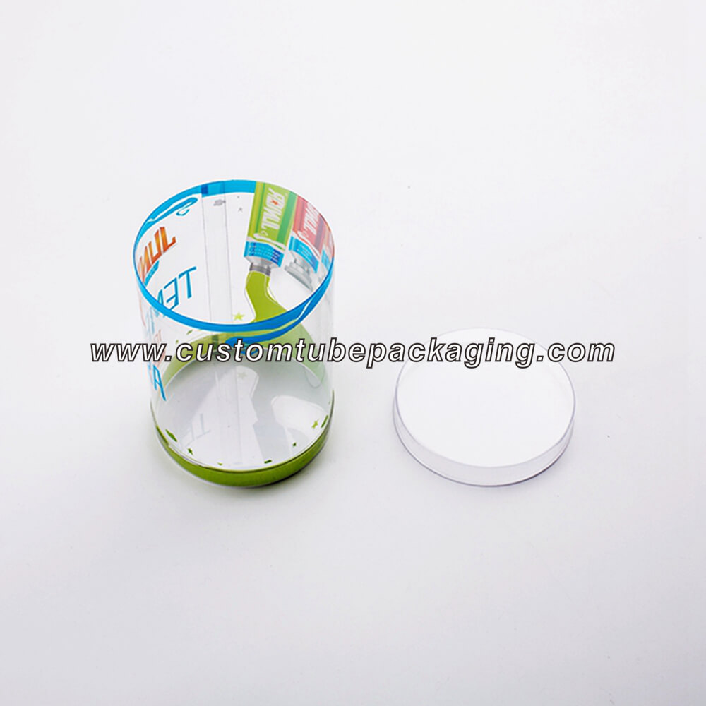 clear plastic tube packaging