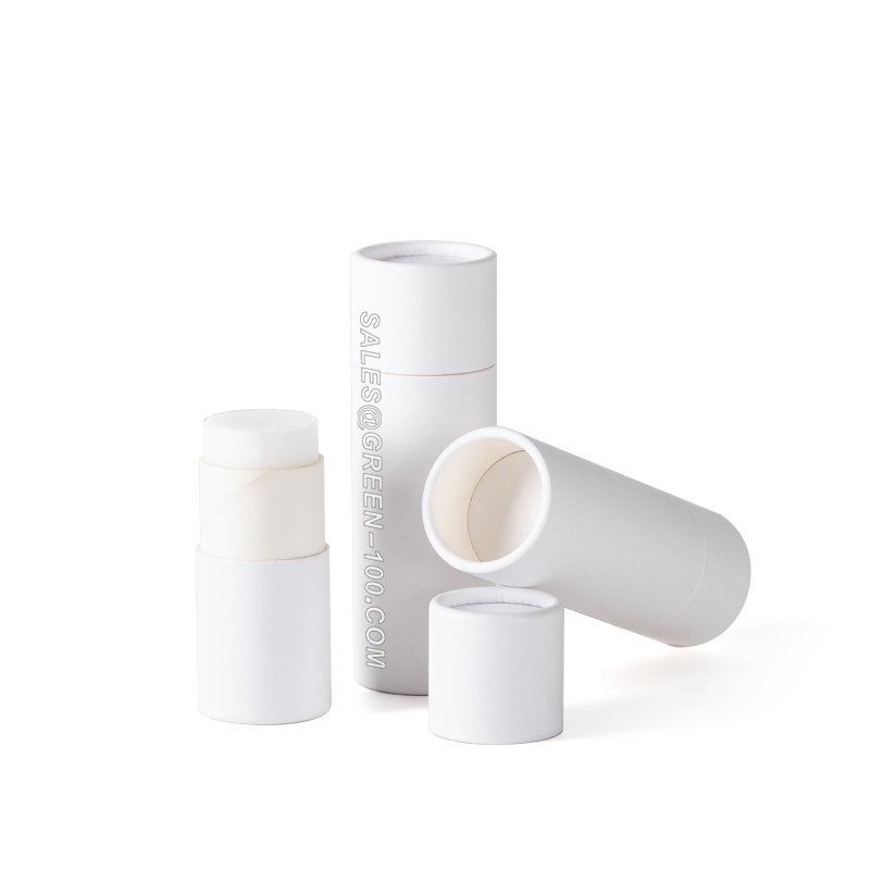 empty white paperboard lip balm tubes packaging (1)