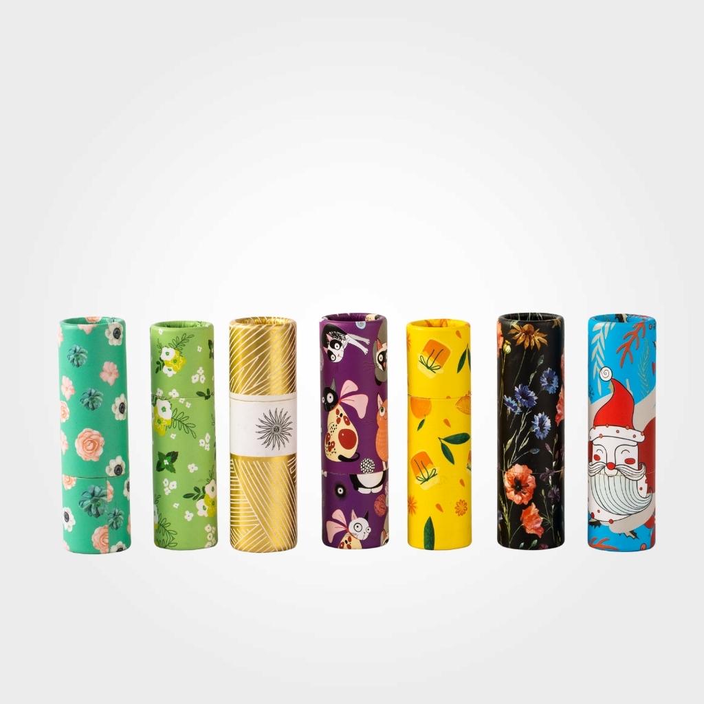 Eco Friendly Cardboard Lipstick Tubes packaging